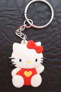 NEW Charm Hello Kitty PVC Key Chain Ring Cute 3PCS HOT  