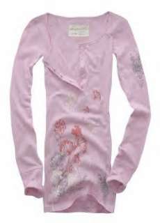 NWT SPRING PINK FLORAL LONG SLEEVE HENLEY LAYERING SHIRT L NEW  