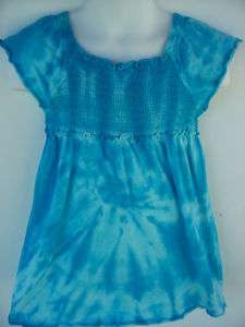Children’s Place Tie Dye Dress Blue Aqua 24M 3T NEW  