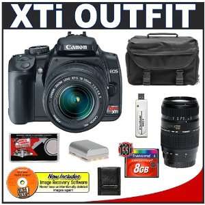 com Canon Digital Rebel XTi 10.1MP Digital SLR Camera (Black) + Canon 