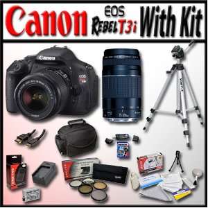  Canon EOS Rebel T3i 18 MP CMOS Digital SLR Full HD Camera 