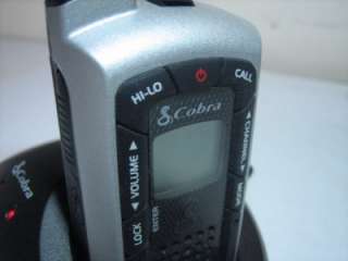 Cobra Micro Talk LI6000 Walkie Talkie 2 Way Radio w/ Charging Base 