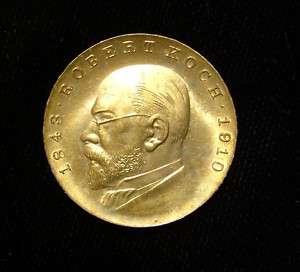 Germany GDR 1968 5 Mark Coin BU Dr. Robert Koch  