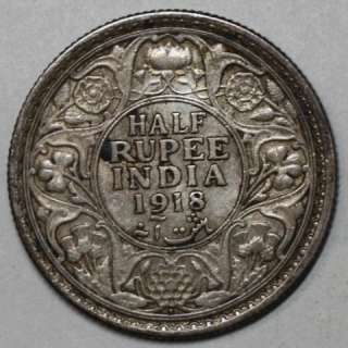 nice grade old silver coin coin from british india minted bombay 