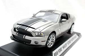   Collectibles 2012 Shelby GT500 Super Snake Grey / Black 1/18 Diecast