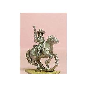     1745) Line Cavalry In Hats (Holding Pistol) [BRO92] Toys & Games