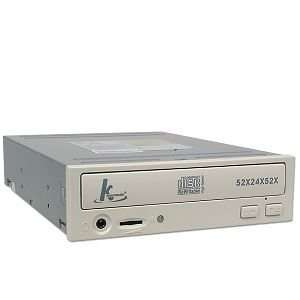  52x24x52 CD RW IDE Drive w/Software (Beige) Electronics