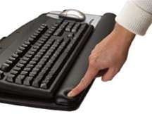 3M Ergonomic Adjustable Computer Keyboard Tray System  