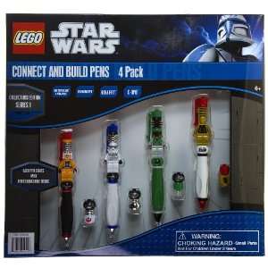   3PO Lego Star Wars Connect and Build 4 Pen Gift Set Series #1 Toys