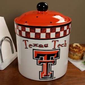   Company Texas Tech Red Raiders Ceramic Cookie Jar