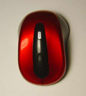   Red Bluetooth Wireless Cordless Optical Mouse for Laptop PC  