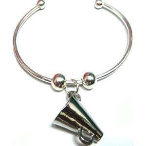 Cheer Megaphone Bangle Bracelet (Brand New)