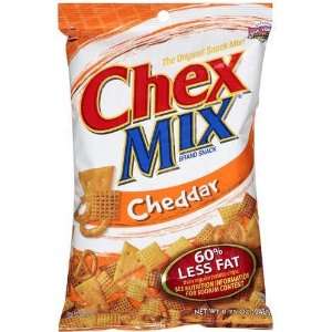 Chex Snack Mix, Cheddar, 8.75 oz (Pack of 9)  Grocery 