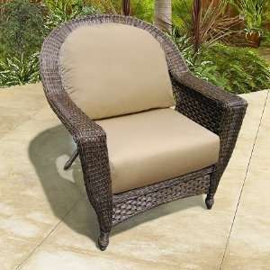    Augusta Deep Seating Resin Wicker Chair Patio, Lawn & Garden