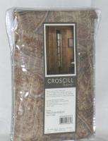 Croscill Window Panels Preston Paisley Brown Tailored 2  