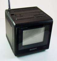   1989 SONY Indextron KVX 370 Watch CUBE CRT TV Television WORKS  
