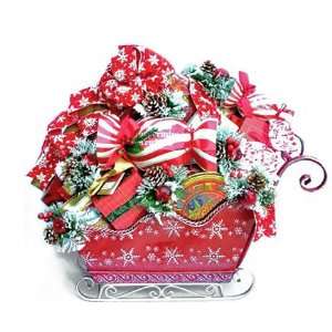 Surprises Christmas Holiday Gift Basket Food Gourmet   Candy, Cookies 