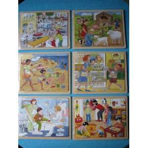   Classic Logical Wooden Puzzle Set of 6    My Experience Toys & Games
