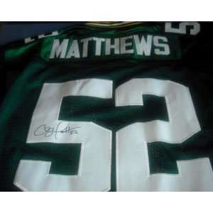  Clay Matthews Autographed Jersey   Autographed NFL Jerseys 