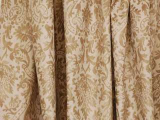 Taupe French Damask Drapery Upholstery Fabric  
