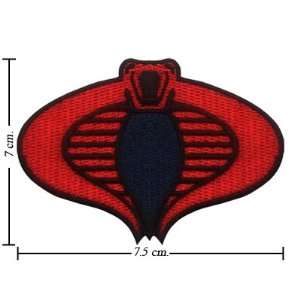  GI Joe Cobra Logo Iron On Patches 