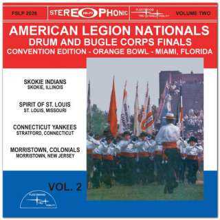   Nationals   Vol 2 Drum Corps CD Skokie Indians Conn Yankees  