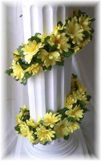 YELLOW Daisy Garland Wedding Arch Decor Silk Flowers  
