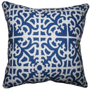   Parterre Indigo Outdoor Lumbar or Square Decorative Throw Pillow