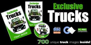 BIGGEST Trucks only package Clipart deSIGN 