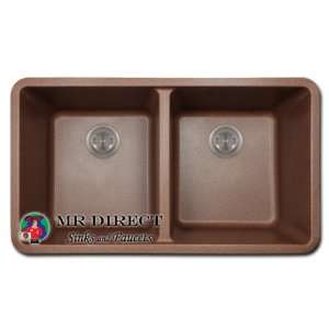  Brown Granite/Quartz Composite Undermount Kitchen Sink 