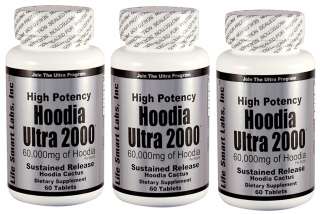 Hoodia Ultra 2000 Weight Loss Diet Pill for Dieting 3 Month Appetite 