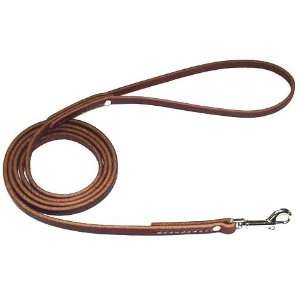  Latigo Stittched Lead   5/8 inch x 6 ft. 