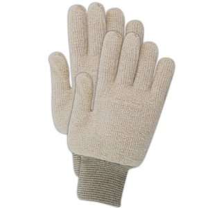 Magid TerryMaster PT936R Cotton/Polyester Glove, Knit Wrist Cuff, 10 