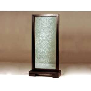   Single Panel Crackled Glass Room Partition by Diamond