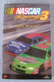 Nascar Racing 3 Game Manual Sierra Sports Papyrus 1999  