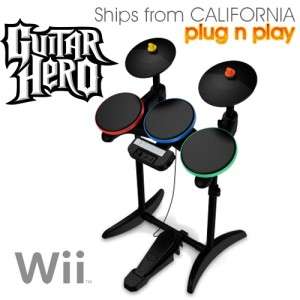 NEW* Wii Guitar Hero 6 Warriors of Rock Drum Set ONLY  