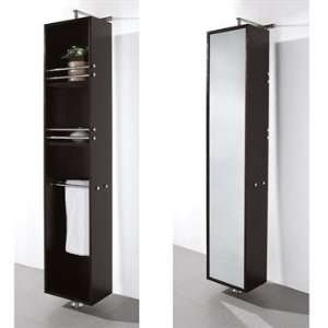  April Rotating Wall Cabinet with Mirror by Wyndham 