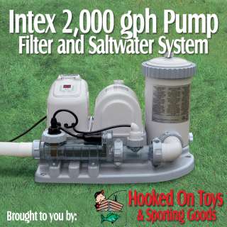 Intex Krystal Clear Saltwater Pool Filter System #54611  