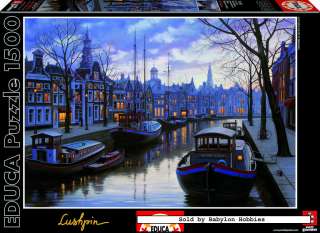 NEW EDUCA jigsaw puzzle 1500 pcs Eugene Lushpin   Amsterdam in the 