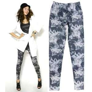  Denim Distressed Bleach Legging Beauty