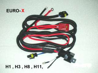HID Battery relay wire harness 880 9006 H3 H4 H7 H11H1  