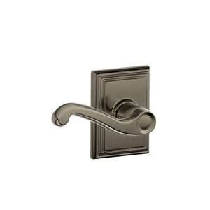   Pewter Passage Flair Style Lever with Addison Rose