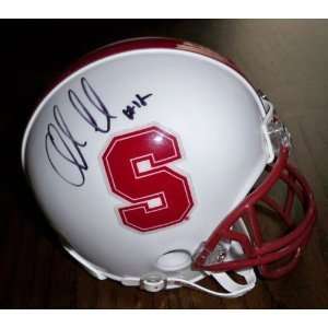 Andrew Luck   Hand Signed Autographed Stanford Mini Helmet   #1 Draft 