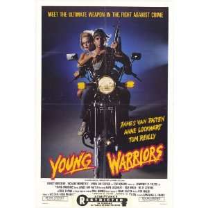 James Van Patten & Anne Lockhart Young Warriors Original 1983 Folded 