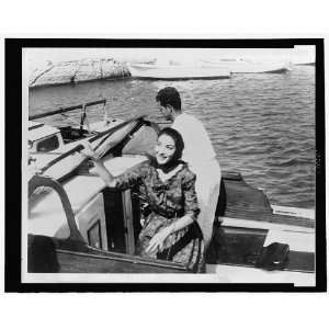   ,1923 77,aboard a launch from Aristotle Onassis yacht