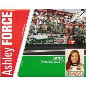  2006 Ashley Force Castrol Top Alcohol NHRA postcard 
