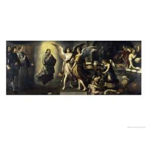   Des Anges Giclee Poster Print by Bartolome Esteban Murillo, 24x18