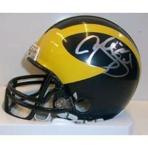 Brian Griese Autographed Mini Helmet   Michigan Wolverines