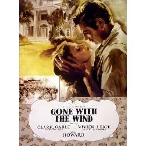  Gone With The Wind (1939) 27 x 40 Movie Poster Style P 