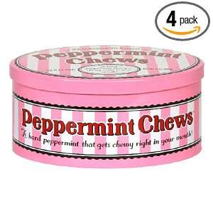 Charlottes Confections Hard Chews, Peppermint Tin, 10 Ounce Units 